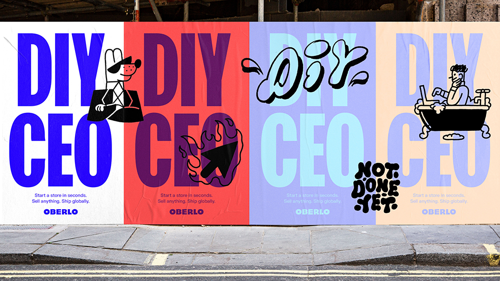 Graphic Design Trends: DesignStudio's Oberlo Rebrand