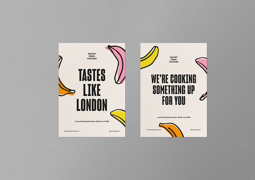 Graphic Design Trends: The Plant's Branding for Seven Dials Market