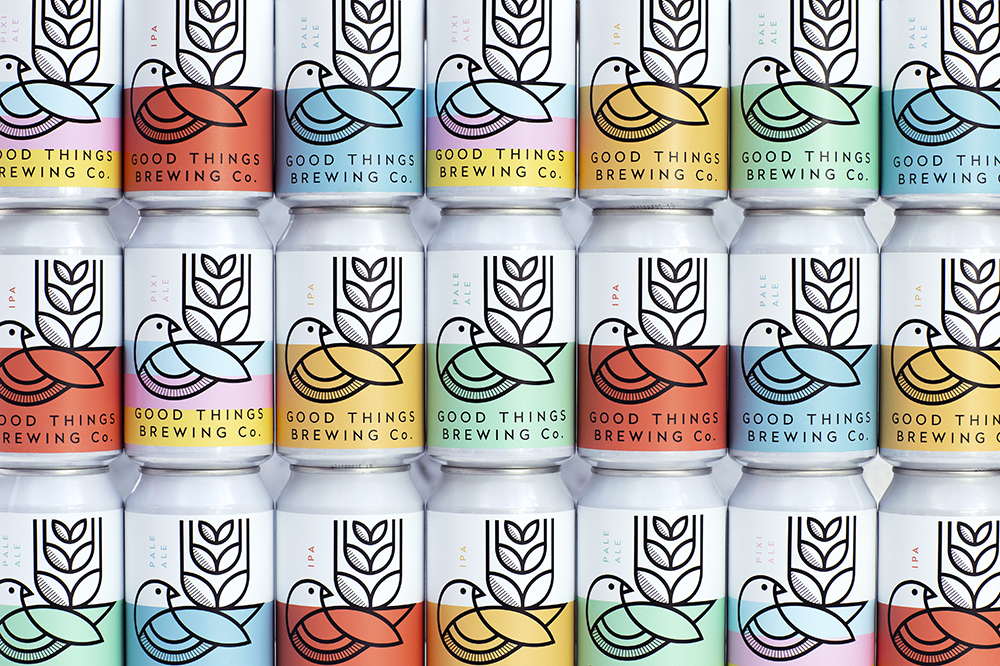 Graphic Design Trends: Horse's Identity and Packaging for Good Things Brewing Co.