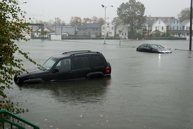 Flooding from Hurricane Sandy in 2012