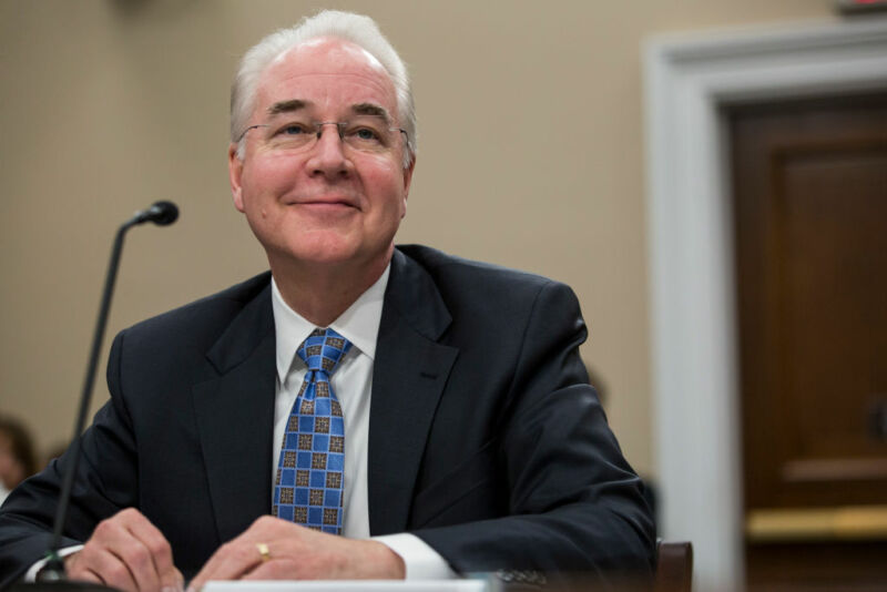 Former Secretary of Health and Human Services Tom Price was a member of the AAPS, an organization with extreme, unscientific views who keeps being asked to give testimony to Congress.