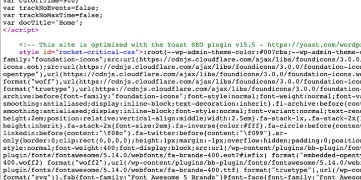 Core Web Vitals report elements - Inlining CSS