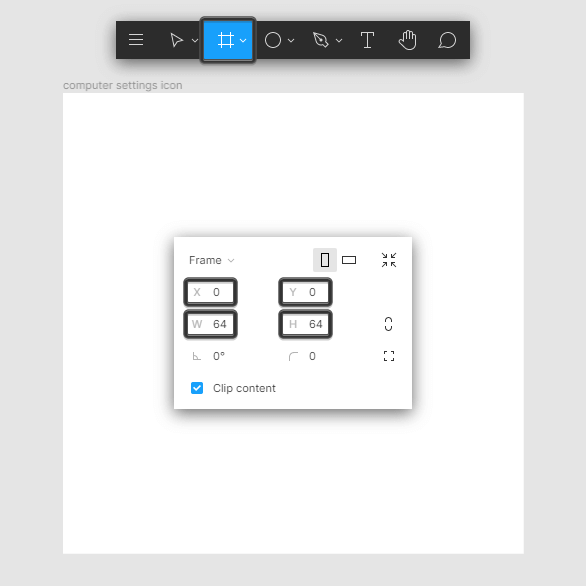 frame setup