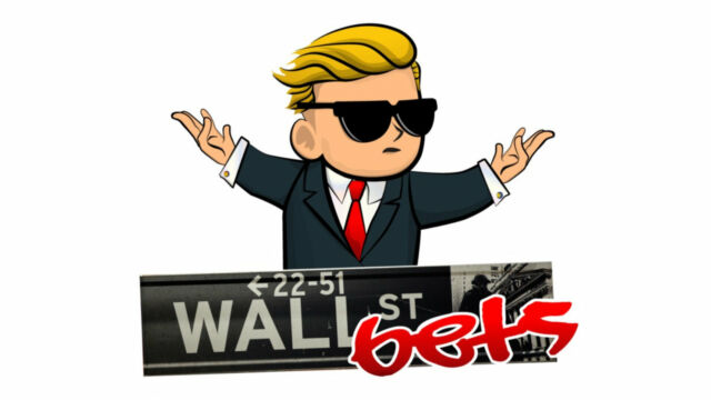 The YOLO-riffic logo for r/WallStreetBets.