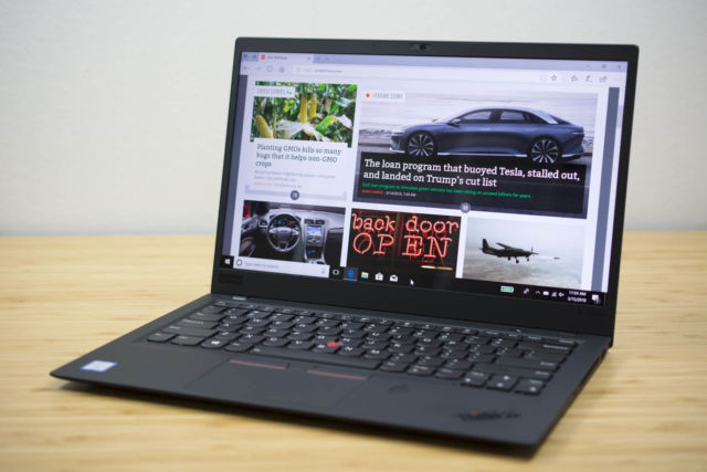 Lenovo's ThinkPad X1 Carbon.