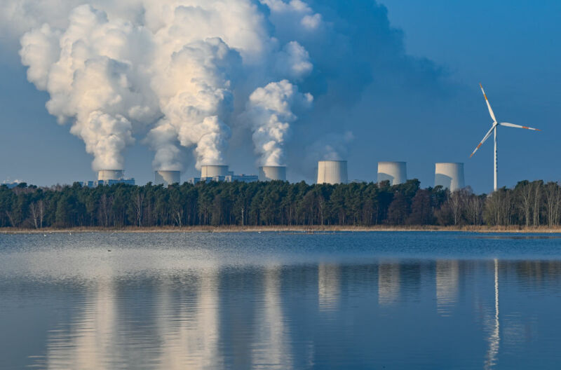 Image of exhaust from power plants.