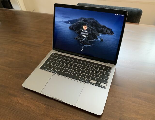 The 13-inch Apple MacBook Pro.