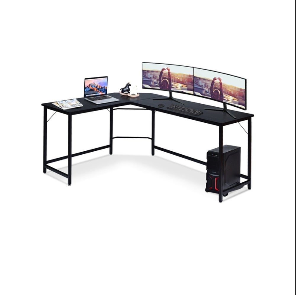 Costway L-Shaped Computer Desk