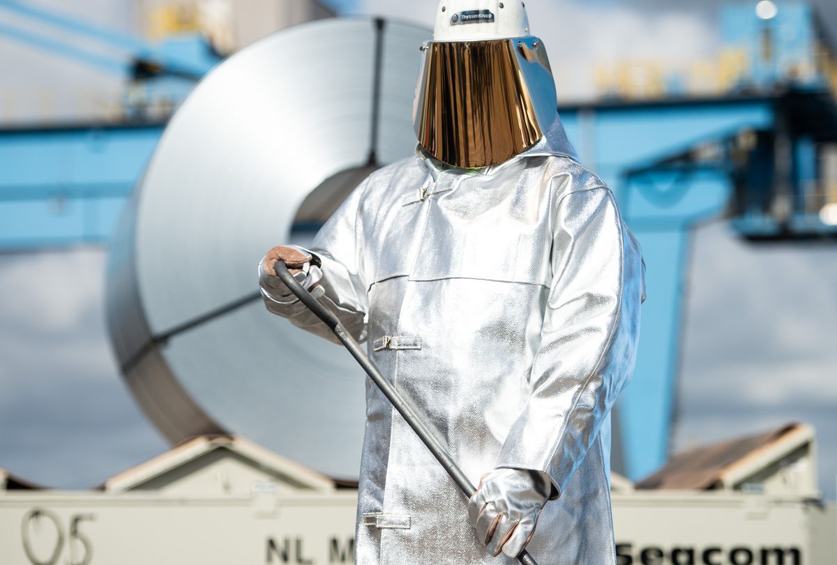 Federal Minister of Economics Altmaier visits the steelworks