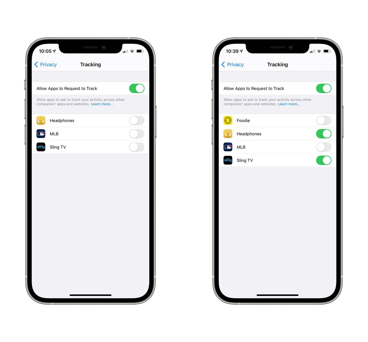 Go to Settings &gt; Privacy &gt; Tracking to change the settings for specific or all apps.