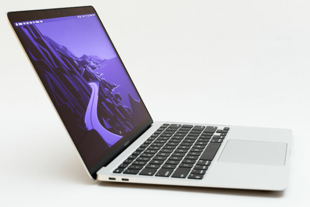 The M1 Apple MacBook Air.