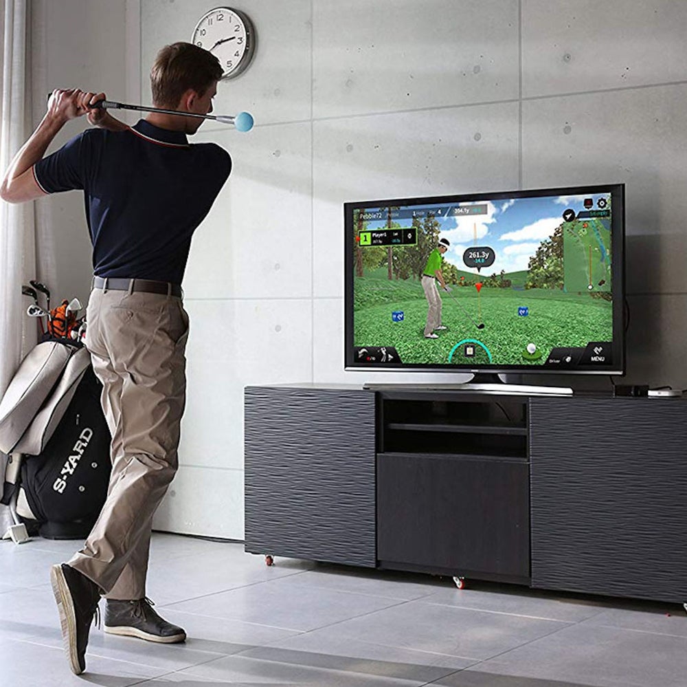 PhiGolf: Mobile & Home Smart Golf Simulator with Swing Stick