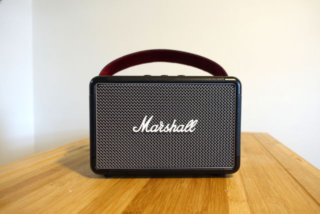 The Marshall Kilburn II portable Bluetooth speaker.