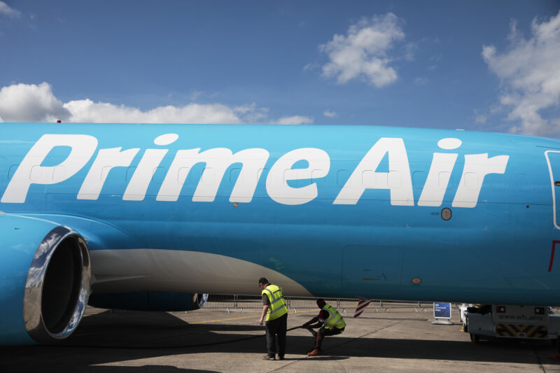 Amazon leases its fleet of planes from a handful of cargo airlines, some of which have signed contracts that give the retailer the right to buy stock in the company.