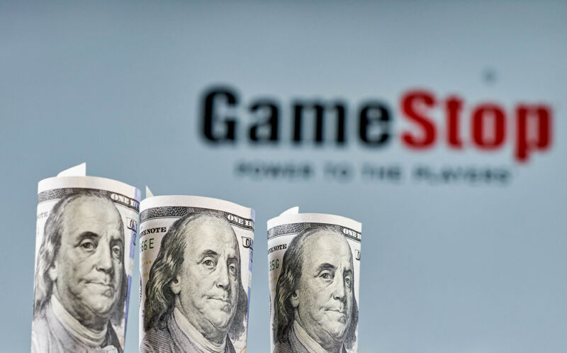 Benjamin Franklin continues to be bemused by the seemingly irrational movements of GameStop's stock price.