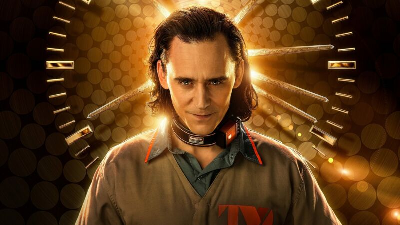 Tom Hiddleston stars in the latest MCU series, <em>Loki</em>, which premiered last night on Disney+.”><figcaption class=