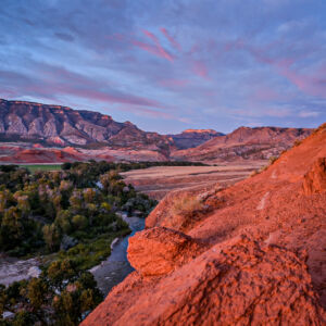 Bighorn Basin, part of the geologic formation where the gastroliths were found.