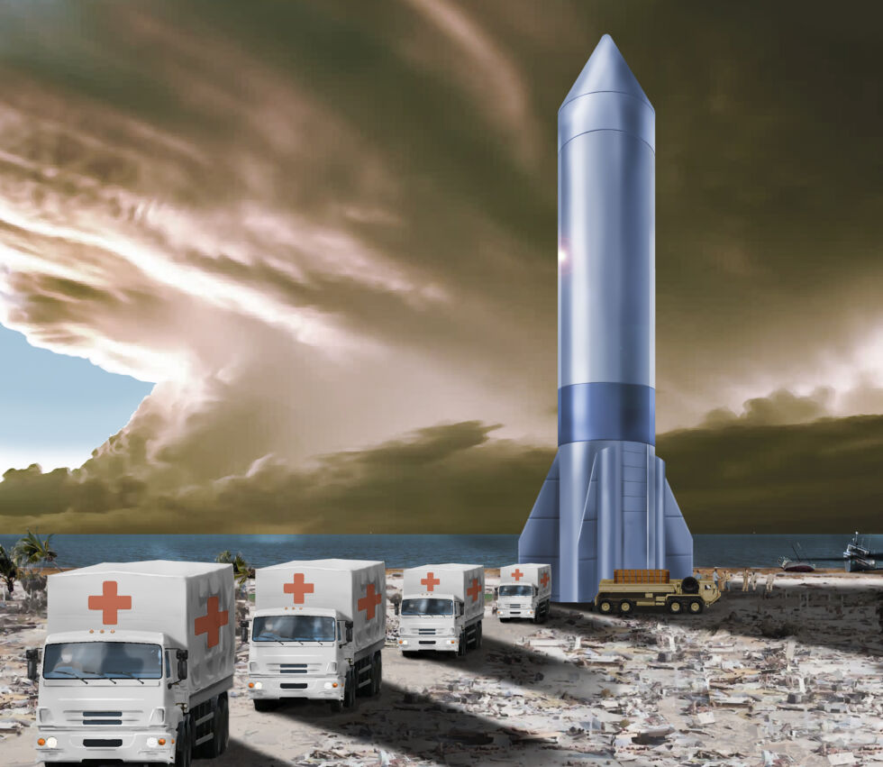 Concept design for Air Force Rocket Cargo program.