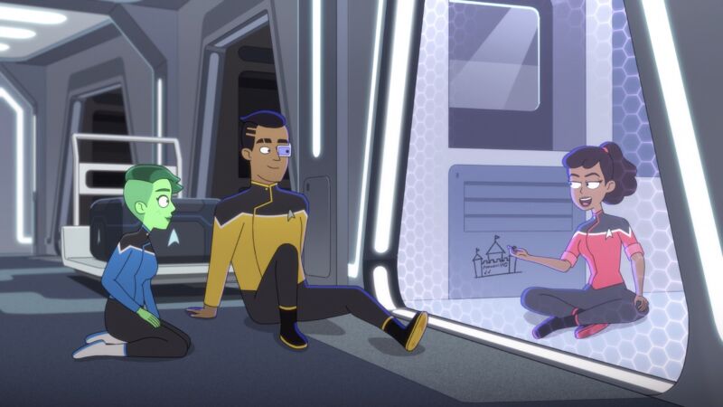 <em>Star Trek: Lower Decks</em> is back for more low-stakes fun in its second season. “><figcaption class=