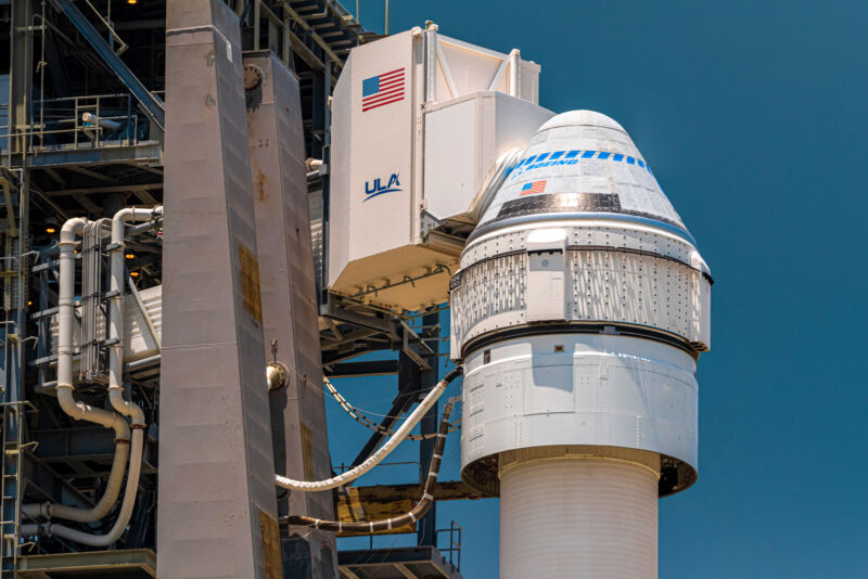 Photo of Boeing's Starliner spacecraft.