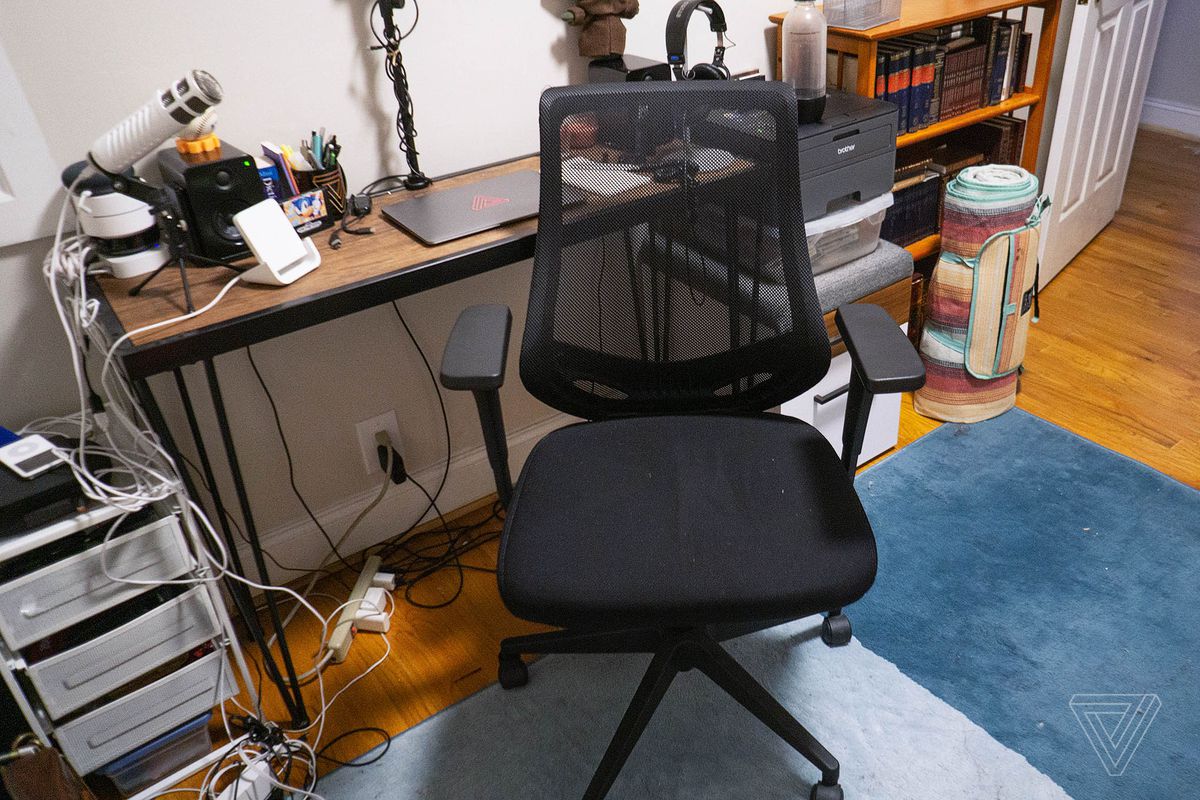 desk and chair