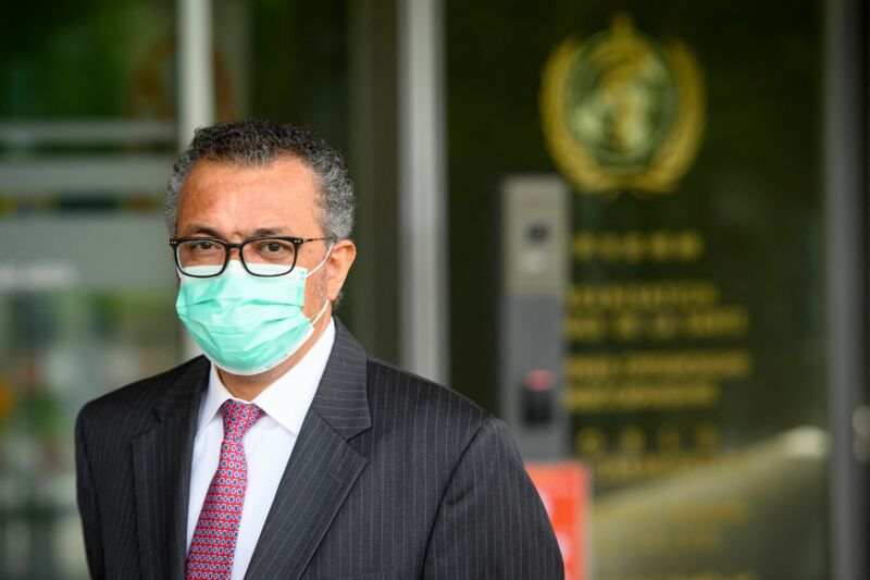 WHO Director-General Tedros Adhanom Ghebreyesus.