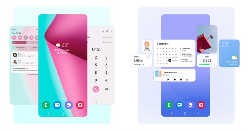 Samsung's One UI 4, aka, Android 12.