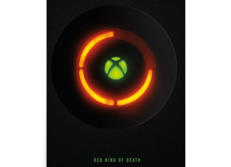 $25 Red Ring of Death poster commemorates Microsoft’s billion-dollar Xbox screw-up