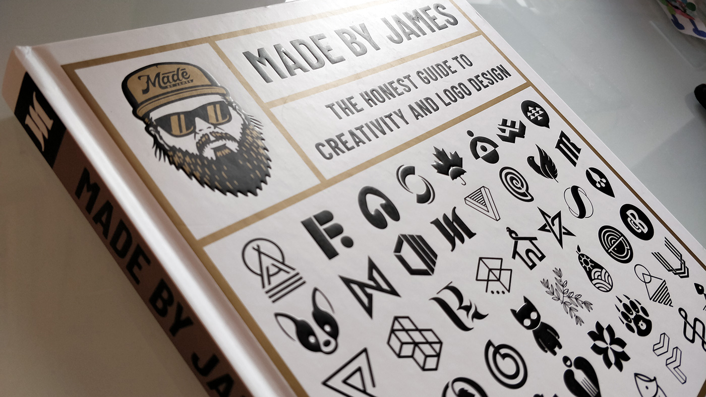 Made by James logo book