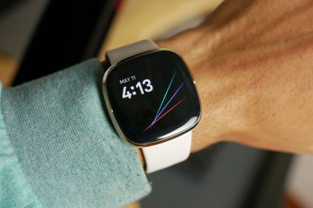 Fitbit's Sense smartwatch.