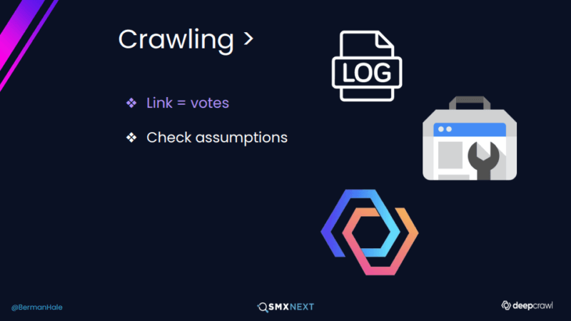 tools used to analyze site crawling