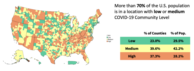 Image of a color-coded map of the US.