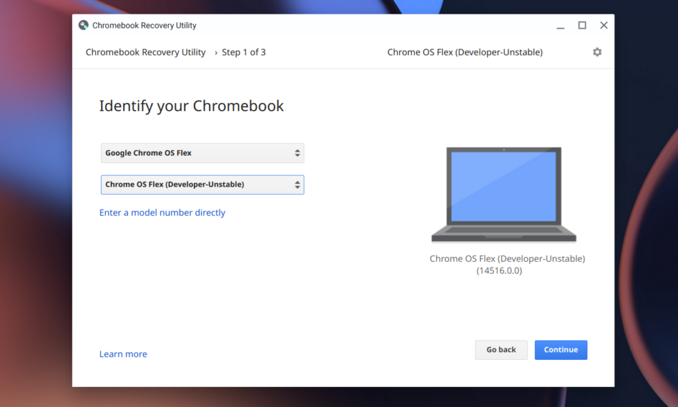 The same tool you use to make Chrome OS recovery media will also make Chrome OS Flex media. And this one USB drive can cover all PCs. 