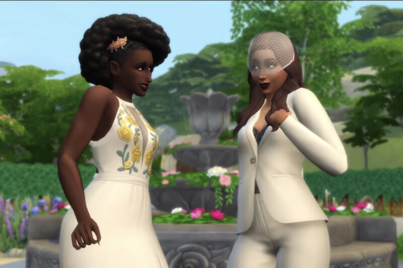 Wedding bells are ringing for Russian <em>Sims</em> fans.”><figcaption class=