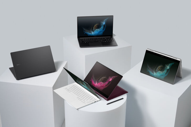 Samsung's Galaxy Book2 series of laptops