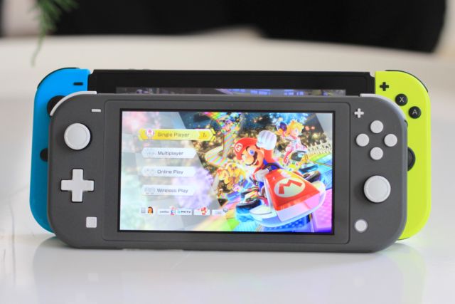 The Nintendo Switch Lite is just as powerful as the standard Switch and Switch OLED, but it's more affordable and compact. The trade-off is that it can't be docked to play on a TV or larger display.