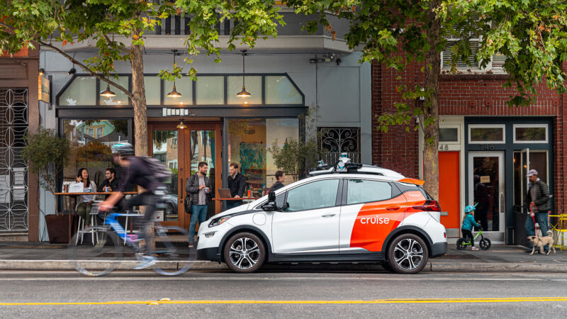 Cruise's driverless Bolt EVs are a common sight in San Francisco.