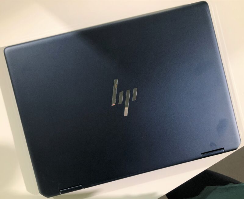 The new HP Spectre x360 in "Nocturne Blue with Celestial Blue accents."