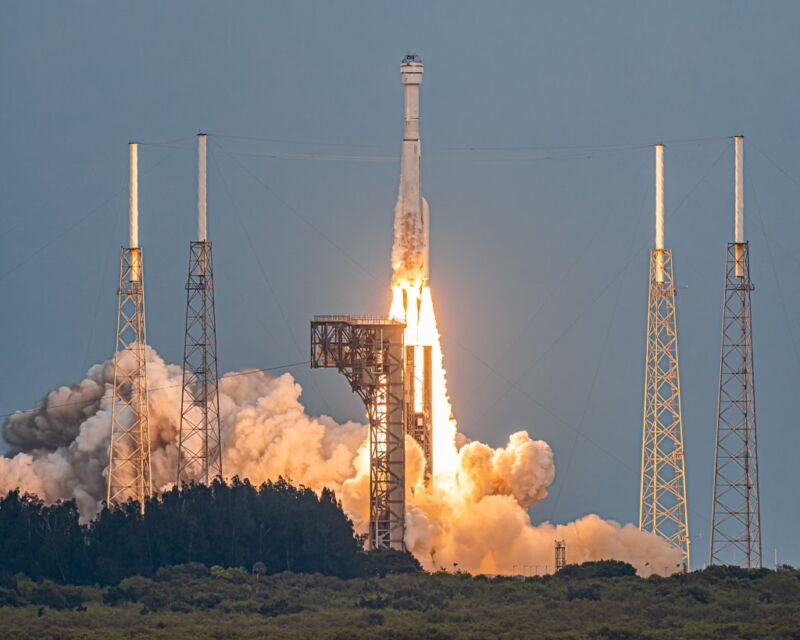 The Starliner spacecraft launches Thursday evening on top of an Atlas V rocket.