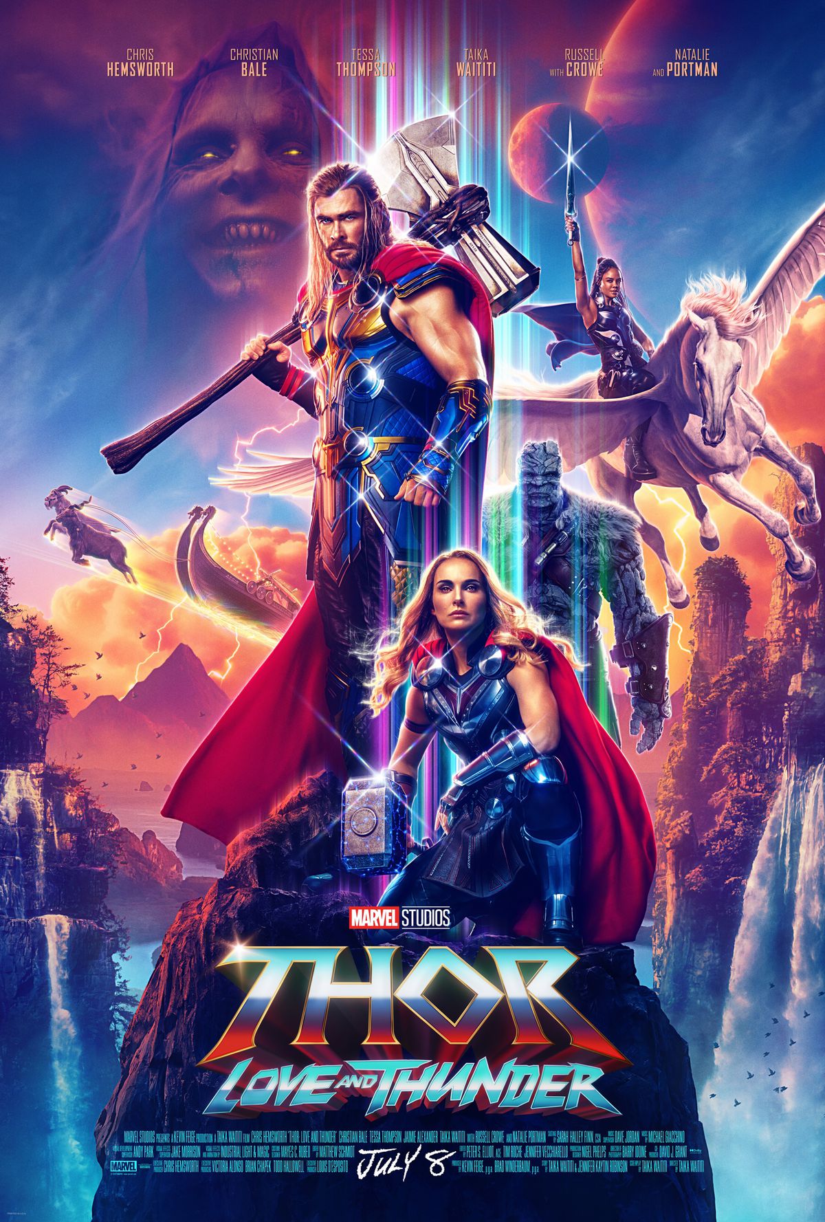 Thor: Love and Thunder poster art