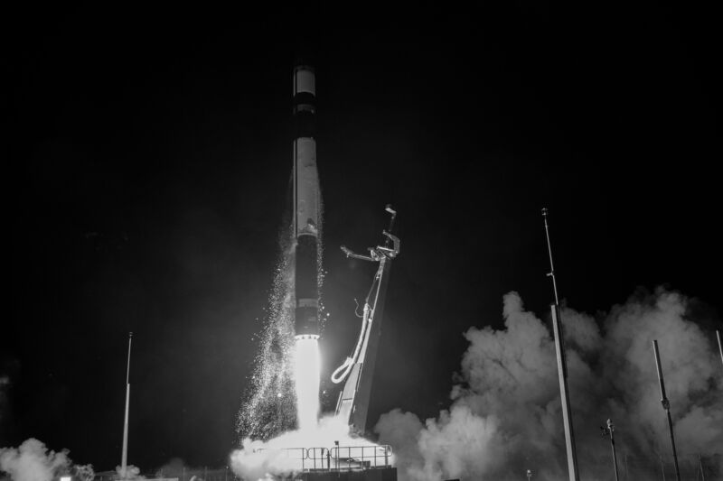 An Electron rocket launches the NROL-162 mission on July 13.