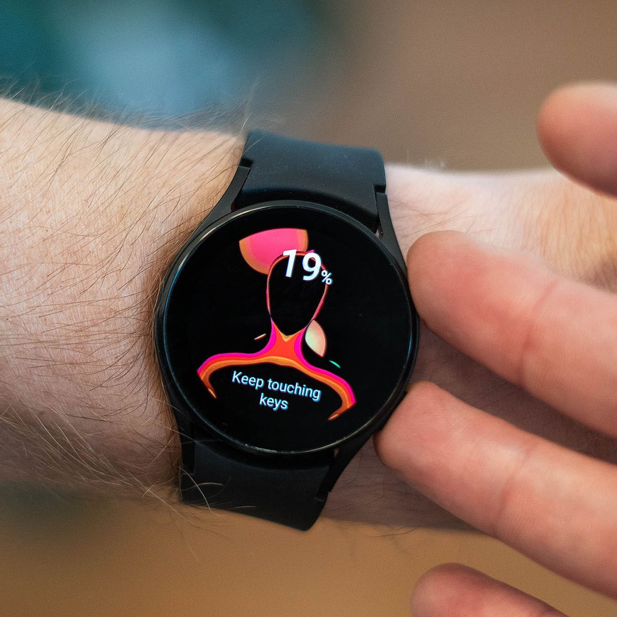 The Galaxy Watch 4 has a sensor for measuring body fat percentages