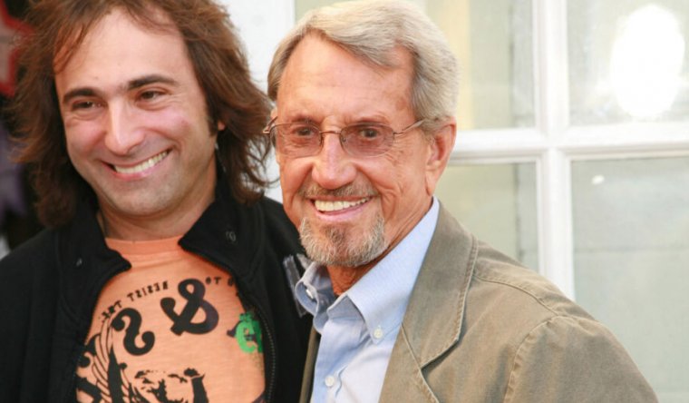 Writer-director Joshua Newton and actor Roy Scheider.