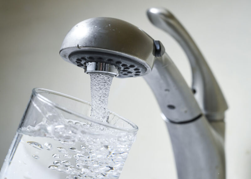 Tap Water In A Glass