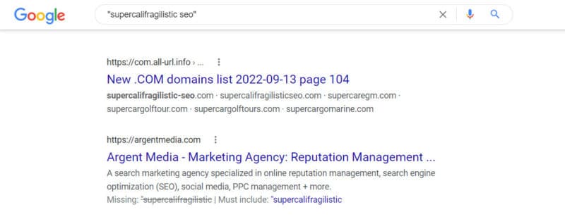 Can keywords in a redirected domain name cause a page to rank for them?