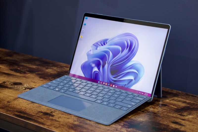 Microsoft's Surface Pro 9.