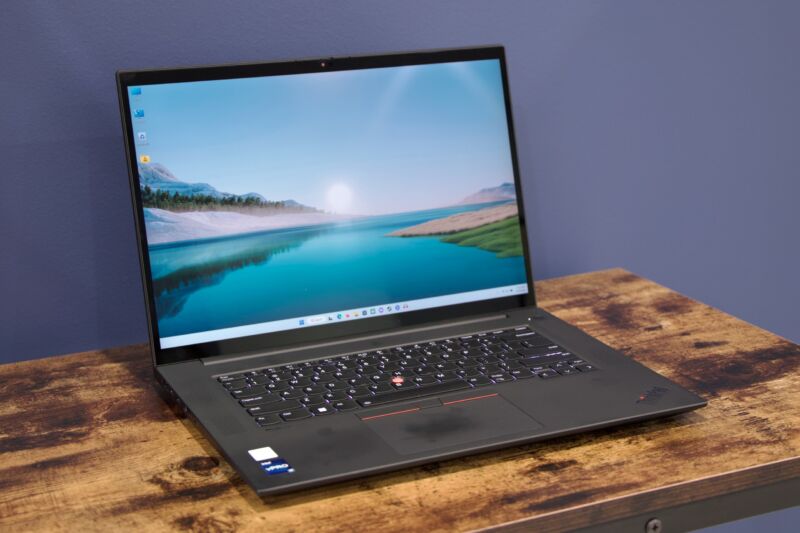 Lenovo's ThinkPad X1 Extreme Gen 5.