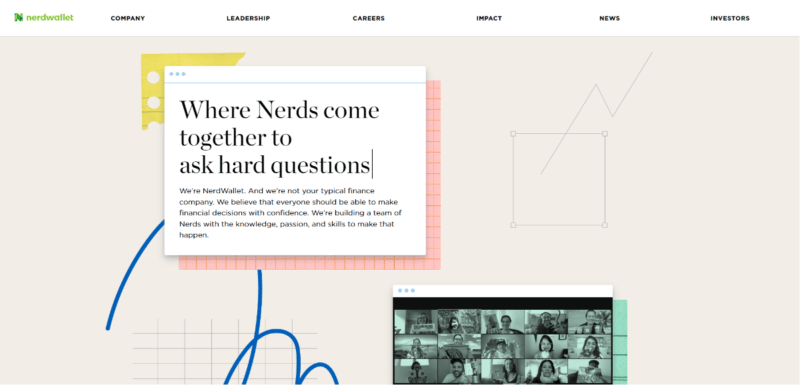 NerdWallet About Us page