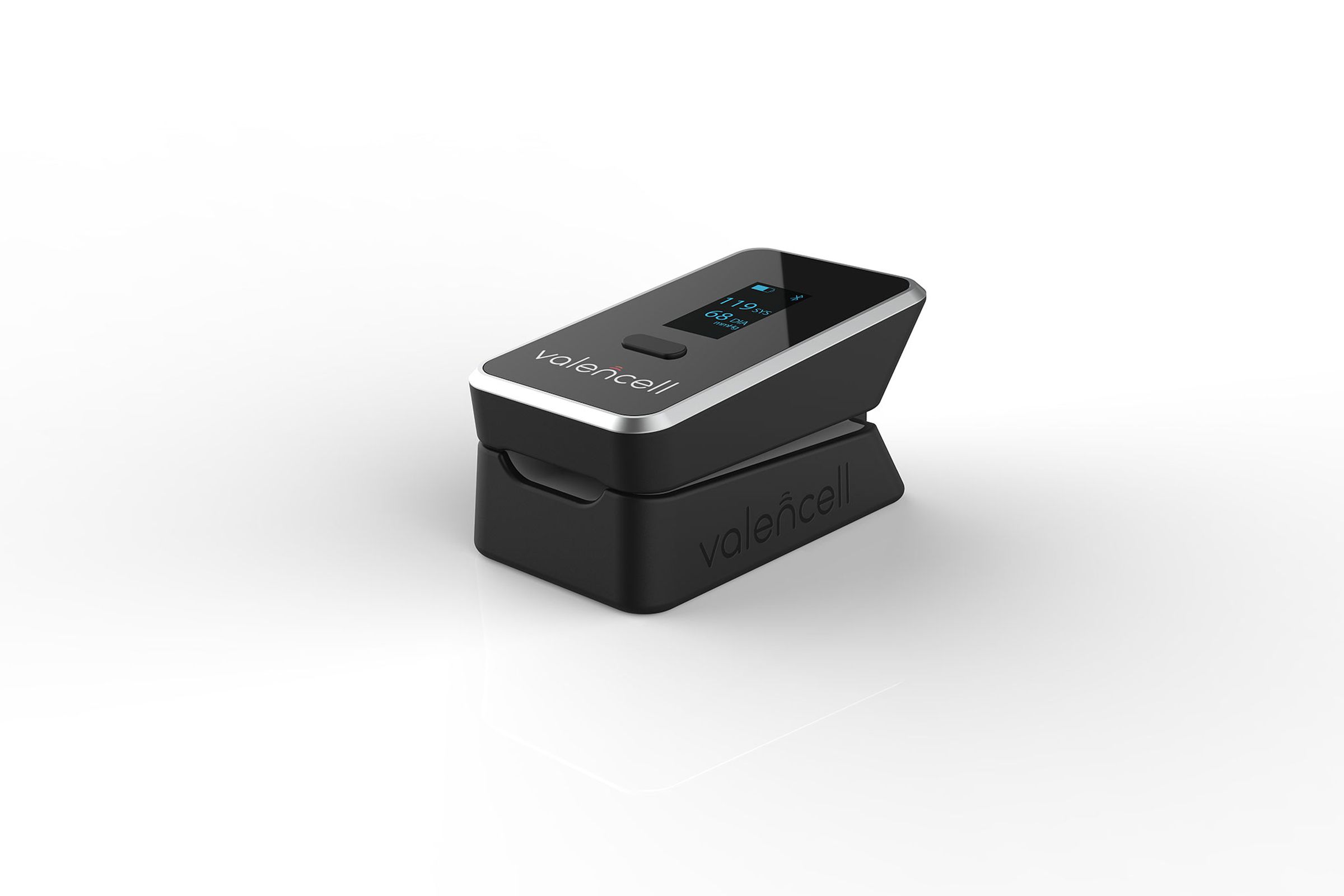 Render of Valencell’s fingertip blood pressure device