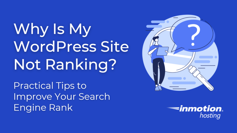 Why is My WordPress Site Not Ranking - Hero Image